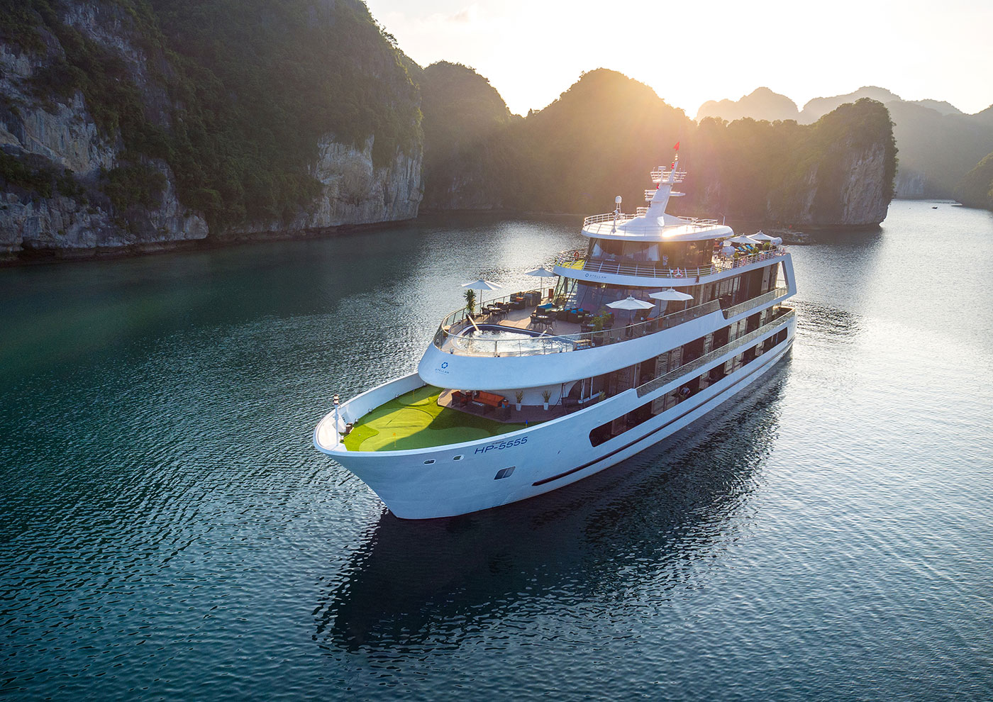 Sail Under the Stars with Stellar of the Seas Cruise in Halong Bay
