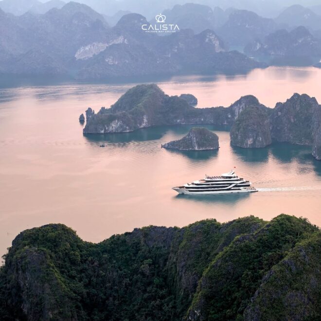 Calista Cruise – The 6-Star Jewel of Halong Bay: Where Modern Luxury Meets Timeless Serenity