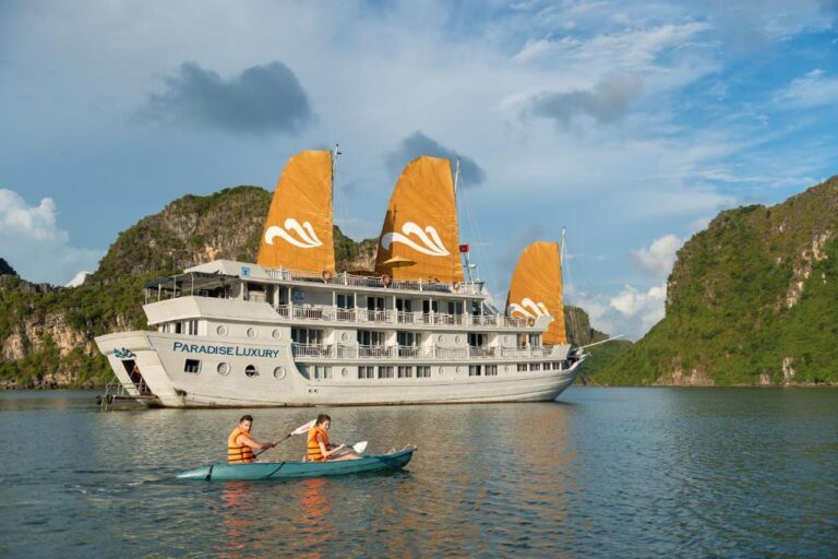 Crociera Paradise Sails: l'originale giunca in legno boutique della baia di Halong | Eleganza senza tempo, lusso intimo e acque patrimonio dell'UNESCO 🌊