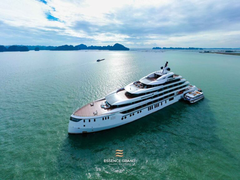 Essence Grand Cruise – The Largest & Most Modern 6-Star Luxury Vessel in Halong Bay | Infinite Pool, Helipad Terrace & Unmatched Amenities 🌊